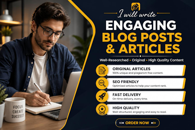 write engaging blog posts and articles