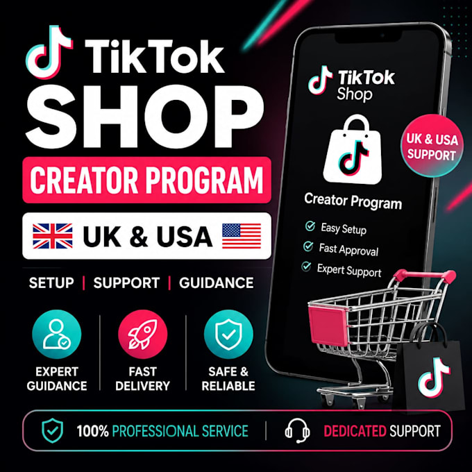 provide tiktok shop approved and setup services