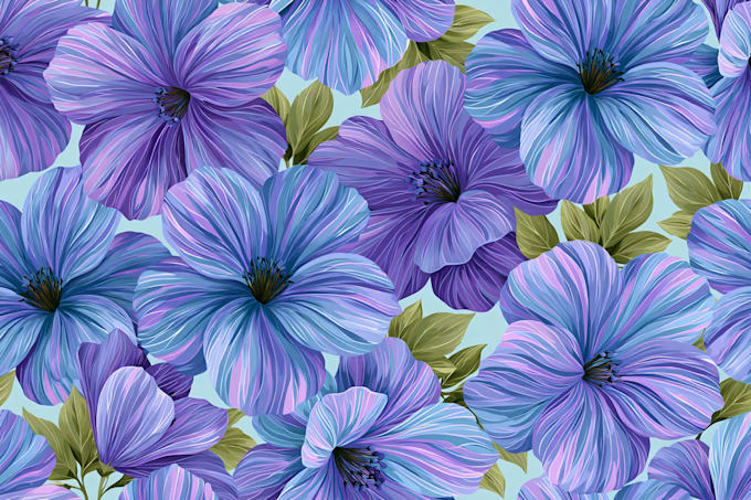 design seamless pattern, textile prints, floral patterns