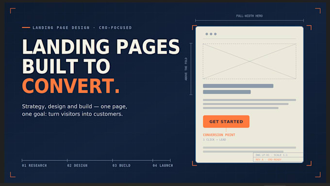 design high converting landing page for your buisness