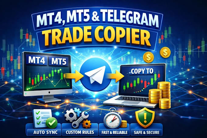 code mt4 mt5 trade copier, forex copier, telegram trade copier, signal copier