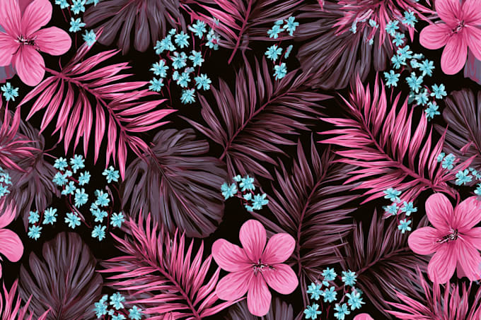 design seamless patterns for textile, fabric print, floral patterns