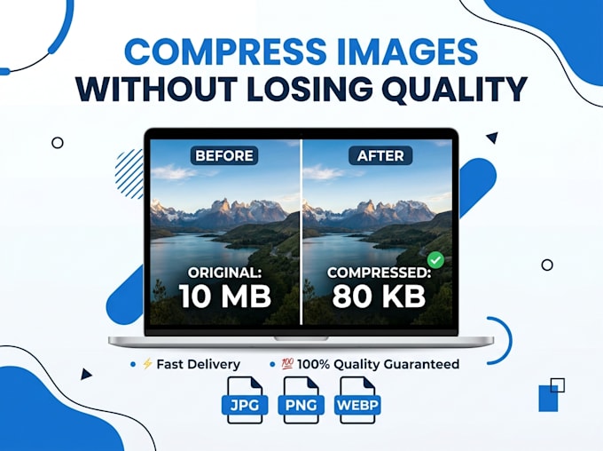 compress and resize images without losing quality for print and shopify store