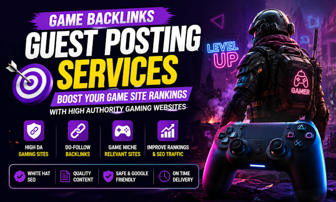 provide gaming backlinks to rank your site