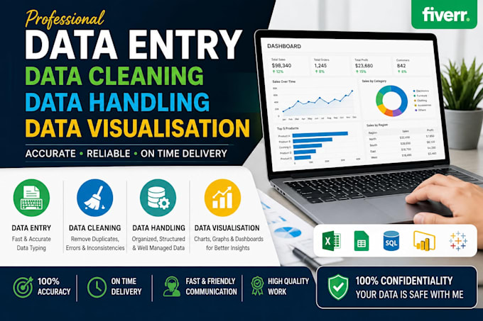 do excel data analysis, dashboard and reports