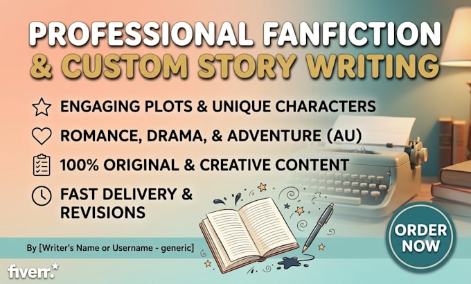 write creative fanfiction and custom stories for you
