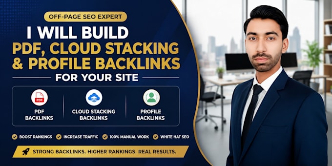 build PDF cloud stacking and profile backlinks for your site