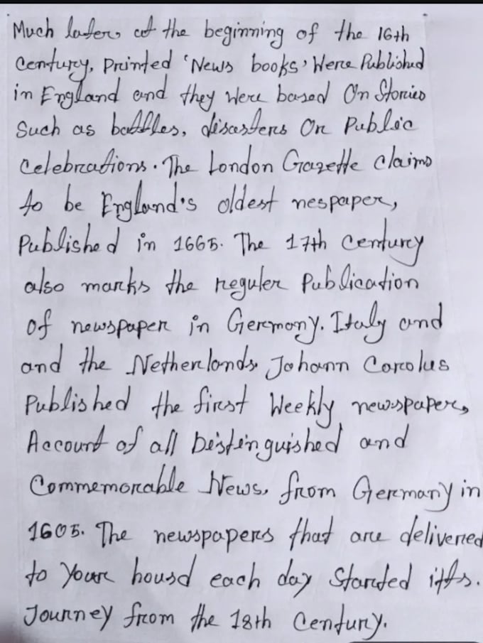 write neat handwritten notes in english and bengali