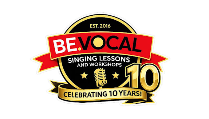 design a professional vocal lessons logo