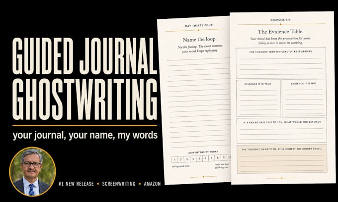 ghostwrite your guided journal and deliver a KDP ready interior