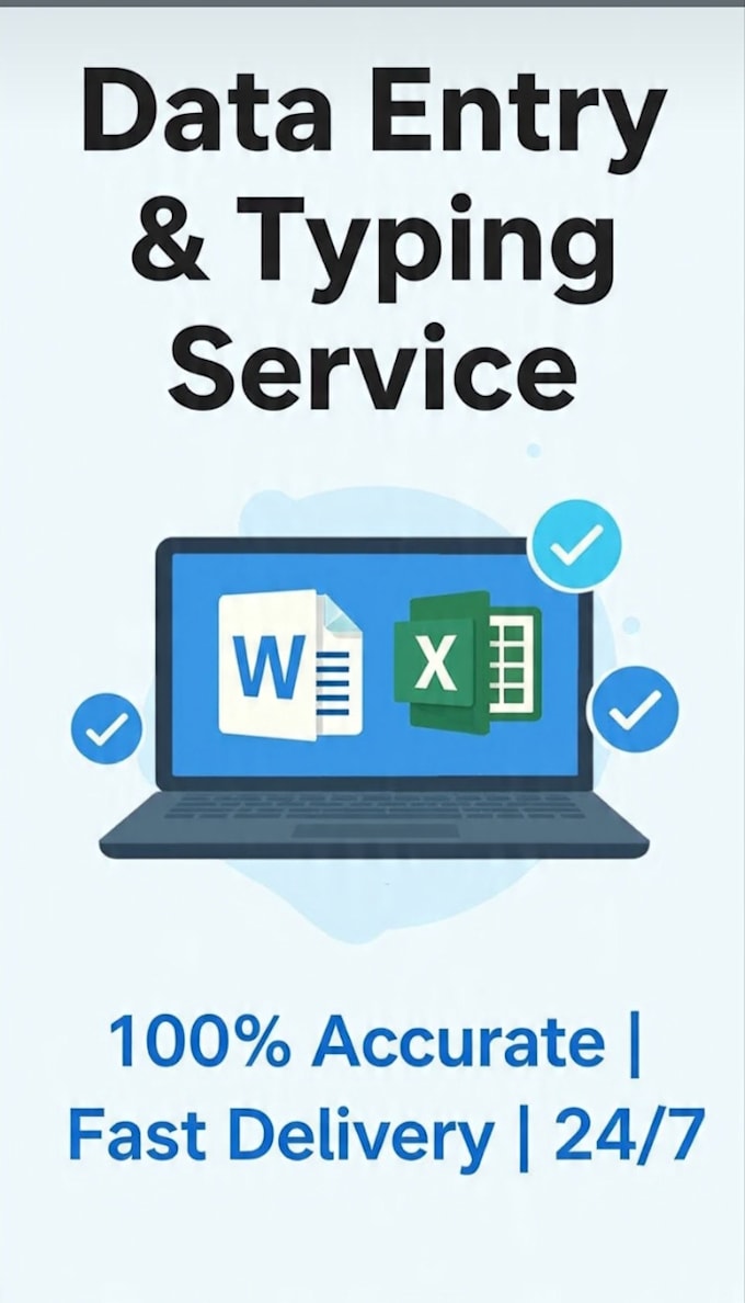 do data entry, typing and translation work fast