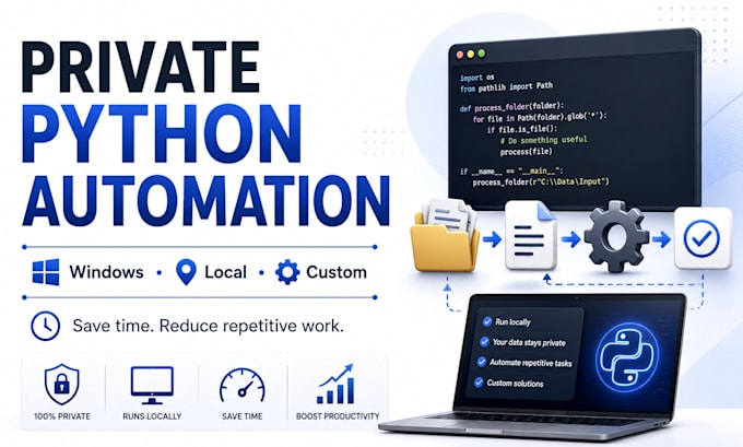 build a private local python automation tool for your windows workflow