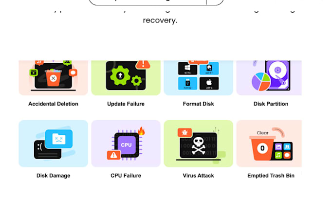 provide you with a file for data recovery tool