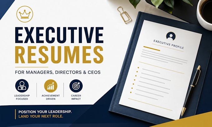 write executive resumes for managers directors and ceos