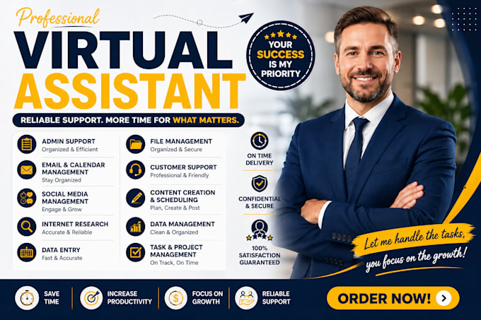 creative virtual assistant social media VA executive assistant admin data entry