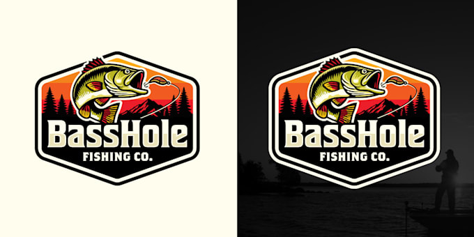 do a professional seafood, fish, sushi, and restaurant logo