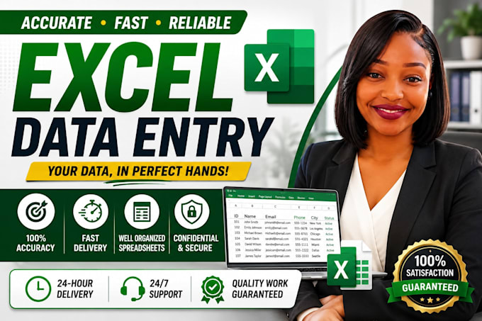 do accurate microsoft excel data entry