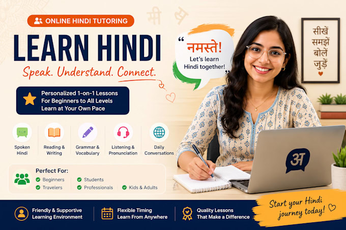 teach hindi very fluent