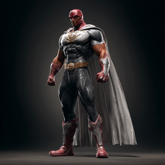 draw you as a marvel style superhero or villain