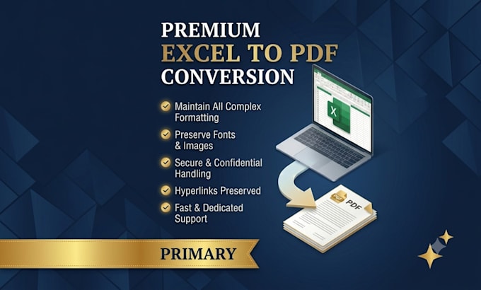 convert excel to PDF with perfect formatting