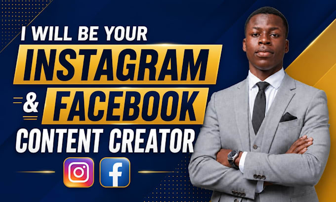 be your instagram and facebook content creator