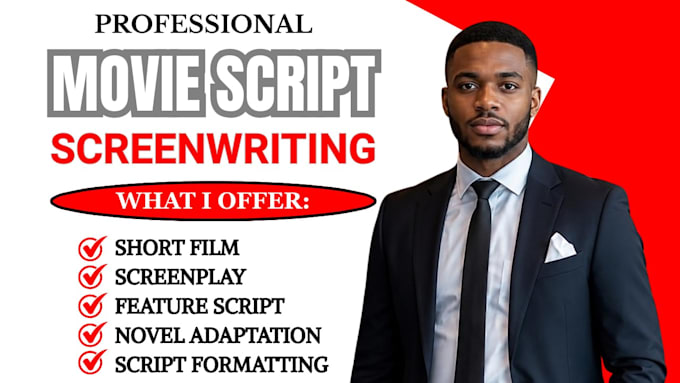 write tv script, screenplay, feature film script, edit movie script, tv series