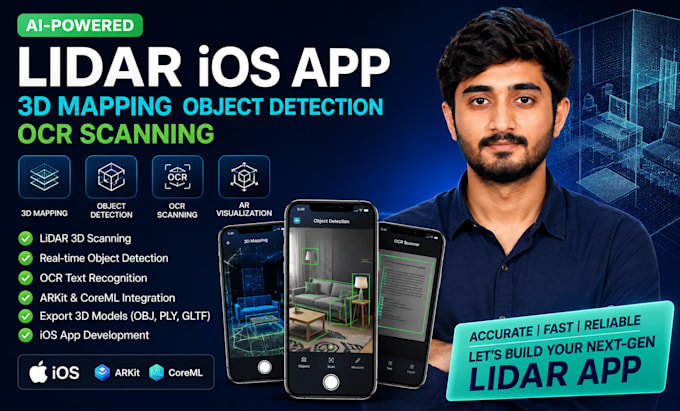 build lidar 3d scanner ios app object detection ocr coreml arkit mapping