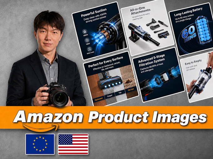 design eye catching amazon gallery images