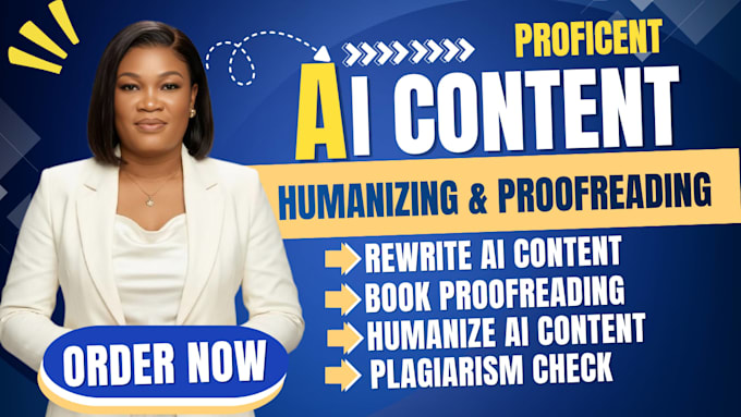 proofread, rewrite ai, humanize your ai generated text and convert ai to human