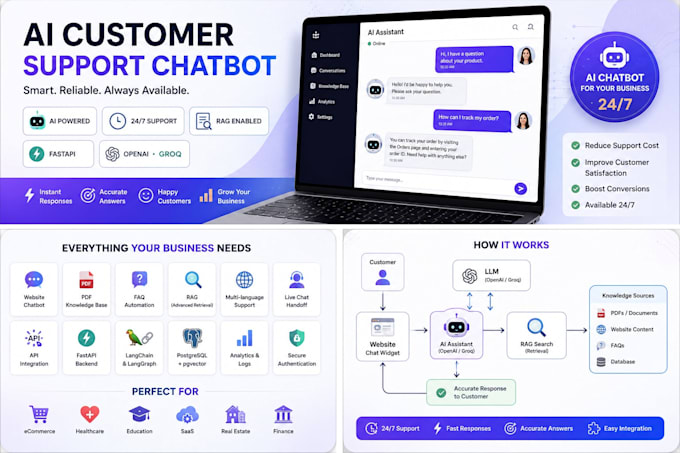 build chat bot for customer support