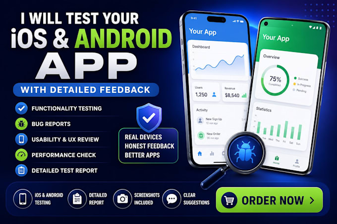 test your ios and android app with detailed feedback