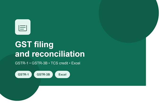 prepare your gstr 1 and gstr 3b filing with reconciliation