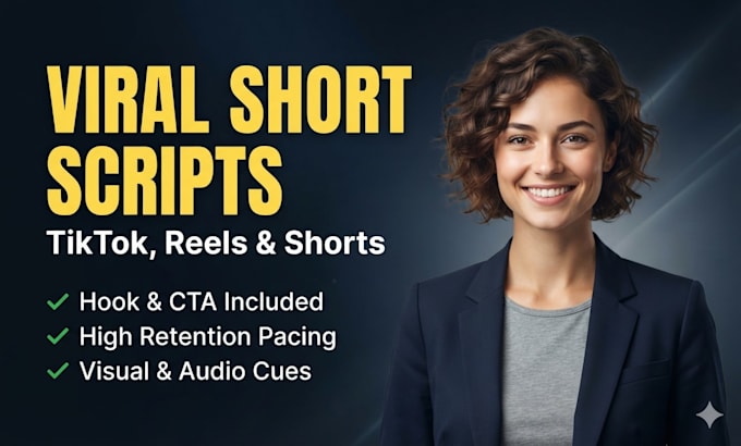 write highly engaging viral short form video scripts for reels and shorts