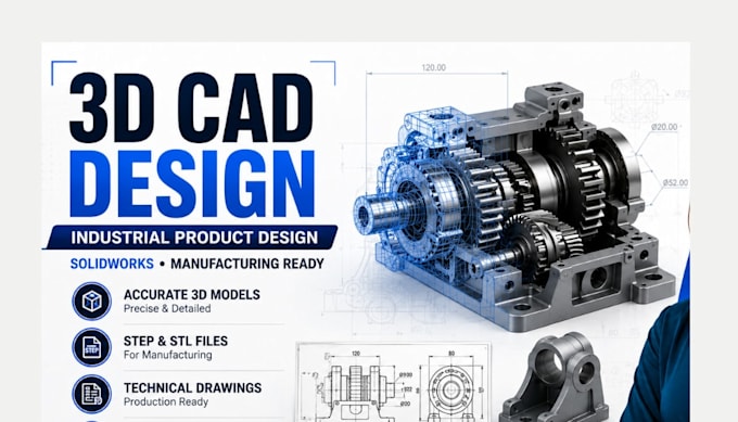 3d cad product design industrial product rendering 3d design for manufacturing