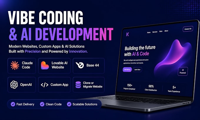build ai website, ai web app, clone, claude code, fix vibe coding, lovable ai