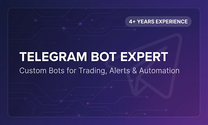 build a custom telegram bot with python for automation, alerts and trading