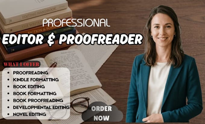 proofread edit kindle book memoir manuscript self help, format for publishing