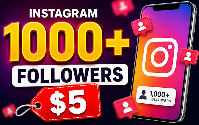 provide 1,000 instagram followers fast