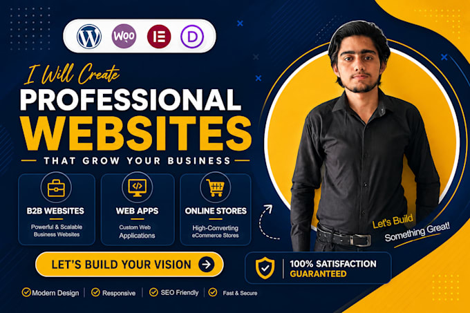 build a custom wordpress website, web app, or online store