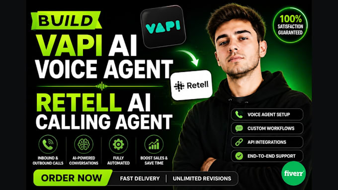 build vapi ai voice agent, retell ai calling agent