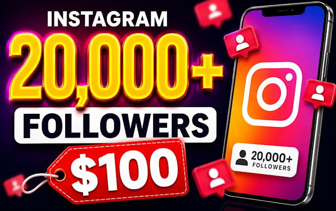 provide 20,000 instagram followers fast