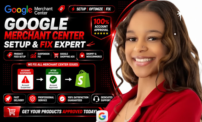 fix google merchant center suspension and misrepresentation