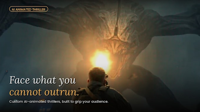 create custom ai animated thriller and action content