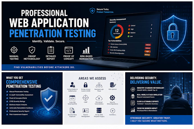 perform professional web application penetration testing