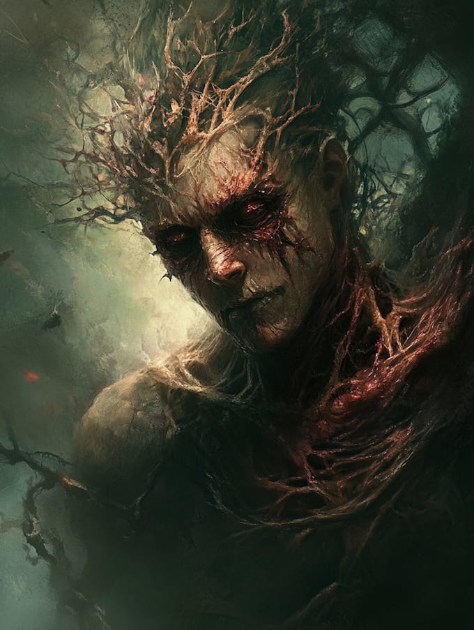 do horror character art and horror character