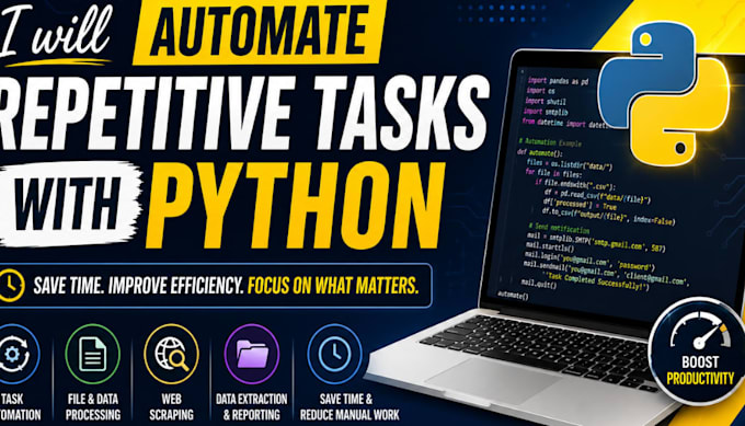 automate repetitive tasks with python