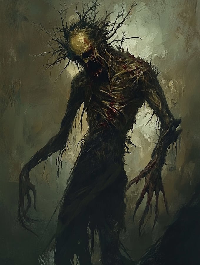 draw best horror art and horror character art