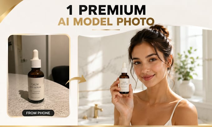 create premium ai product photos with realistic human models
