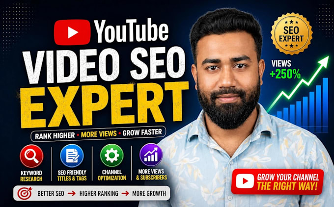 be your youtube video SEO expert
