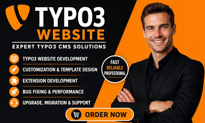 build typo3 website with expert typo3 cms development customization and supports